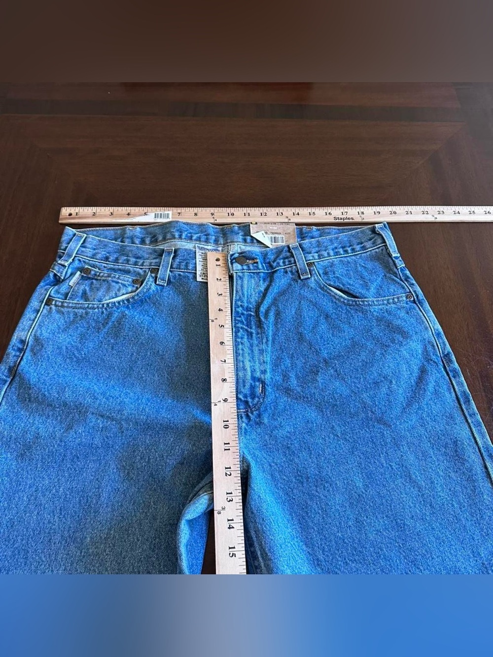 Carhartt B17-STW Relaxed Fit Jeans Men’s 38x34 Blue NWT - Picture 5 of 6